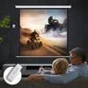 HOMCOM 92 Zoll 1:1 motorisierte Projektionsleinwand mit Produktbild-Vorschau 2