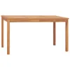 vidaXL Garten-Esstisch 140x80x77 cm Massivholz Teak Produktbild-Vorschau 6