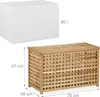 Skrzynia na bieliznę Relaxdays, wyjmowana wkładka, 90 l, Podgląd zdjęcia produktu 4
