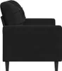 vidaXL 2-osobowa sofa czarna 120 cm aksamitna Podgląd zdjęcia produktu 5