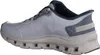 Side view of a single blue and gray sneaker. Produktbild-Vorschau
