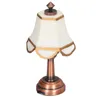 Miniaturní lampa v měřítku 1/12, bílá, celková výška 6 cm, Náhled obrázku produktu 4