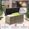 TecTake 404596, Hnědá, Polyester, Ocel Náhled obrázku produktu 5