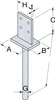SIMPSON Strong-Tie Stützenfuß PIG 90x60x110mm STA Produktbild-Vorschau 3