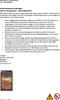 A product image with accompanying safety instructions and manufacturer details. Produktbild-Vorschau
