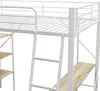 Letto a castello AIORBER, 90x200cm, in acciaio e MDF, con Anteprima dell’immagine prodotto 9