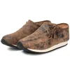 PAULGOS Herren Sneaker Echtes Leder Freizeitschuhe Optik Produktbild-Vorschau 3