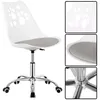 Springos® Bürostuhl Drehstuhl Weiß/Grau Ergonomisch Produktbild-Vorschau 6