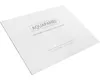 A white cement board with the brand name and product details printed on it, shown at an angle on a white background. Produktbild-Vorschau
