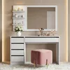 BEAUTYSOFA | Schminktisch MALTA Weiß 120 cm mit Spiegel und Produktbild-Vorschau 1