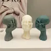 Halloween Schädel Kerzenform DIY Deko Handwerk Produktbild-Vorschau 5