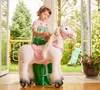 Ponnie Einhorn mit Rollen für Kinder Merlin S - Reittier Produktbild-Vorschau 4
