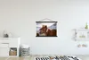 MuchoWow® Textilposter Pferd - Strand - Braun 90x60 cm mit Produktbild-Vorschau 1