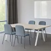 A meeting room with a table and chairs, and a whiteboard on the wall. Produktbild-Vorschau