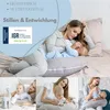 Stillkissen 170x30 cm | Füllung Faserbällchen | Bezug 100% Produktbild-Vorschau 5