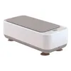 A product image of a white and gray ultrasonic cleaner. Produktbild-Vorschau