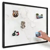 Magnettafel 70x50 cm mit schwarzem Rahmen - Magnetische Produktbild-Vorschau 1