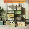 INONEFT Kommode mit 9 Schubladen, Retro Sideboard mit Produktbild-Vorschau 6