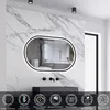 AICA LED Badspiegel Oval 100x60cm Beschlagfrei Bluetooth Produktbild-Vorschau 1