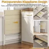Biurko Yaheetech składane biurko komputerowe ze stojakiem Podgląd zdjęcia produktu 8