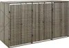 vidaXL Box na 3 tuny šedý 207x80x117 cm Poly ratan Náhled obrázku produktu 7