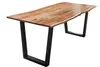 Refurbished Möbelretoure Esstisch Baumkante Natur Akazie Produktbild-Vorschau 2