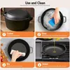 Pentola in ghisa – Pentola 2 in 1 per cuocere il pane con Anteprima dell’immagine prodotto 14