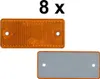 8 x Rückstrahler - Reflektor - schrauben - 90 x 40 mm - Produktbild-Vorschau 2