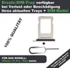 iPHONE 15 PRO / MAX SIM KARTEN HALTER TRAY ADAPTER FACH Produktbild-Vorschau 2