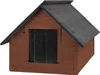 Hundehütte Holz Hundehütte Massiv Isolierte 82x69 Produktbild-Vorschau 1