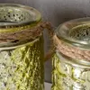 4er Set Windlicht Glas Gold H10cm Gelb Teelichthalter Produktbild-Vorschau 5