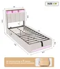 Boxspringbed 90x200 cm met USB-poort, bed met opbergruimte, Productafbeelding-voorbeeld 3