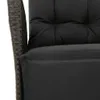 5-tlg. Garten-Essgruppe mit Kissen Schwarz Poly Rattan Produktbild-Vorschau 8
