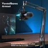 FIFINE Gaming Mikrofon PC mit Arm, Dynamisches USB Produktbild-Vorschau 3