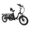 Onesport 20" faltbares Elektro-Dreirad schwarz mit 250W Produktbild-Vorschau 1