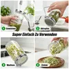 Sprossenglas Deckel 2er Set aus Edelstahl, Keimglas Deckel Produktbild-Vorschau 5