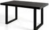 Tavolo da Pranzo industriale, 140-240x80x77 cm, Nero Anteprima dell’immagine prodotto 1