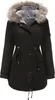 ASKSA Damen Winterparka Lang Wintermantel mit Kapuze Produktbild-Vorschau 3