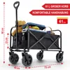 ONBEST Bollerwagen | faltbar | mit Schutzhaube | 61L | 80 Produktbild-Vorschau 2