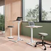 LEITZ Sitz-Steh Workstation Ergo Compact klappbar weiß Produktbild-Vorschau 7