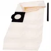 A reusable fabric vacuum cleaner bag with a black connector piece, shown against a white background. Produktbild-Vorschau