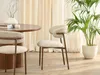 Sedia da pranzo ADRIENNE - beige scuro / noce Anteprima dell’immagine prodotto 4