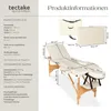 tectake® 3 Zonen Massageliege Daniel Breite 60 cm, Produktbild-Vorschau 5