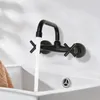 Bateria ścienna Retro bateria kuchenna 360° obrotowa czarna Podgląd zdjęcia produktu 2