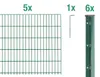 Alberts 674700 Staccionata doppia come set completo di 12 Anteprima dell’immagine prodotto 1