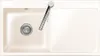 Flächenbündige Spüle MERA 90 Magnolie mit Becken links und Produktbild-Vorschau 1