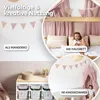 Wimpelkette Beigerosa & Puderrosa ohne Goldapplikation - Produktbild-Vorschau 2