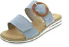 Rieker Mules - Sky Blue Faux Leather Veľkosť: 38 Regular Náhľad obrázku produktu 91
