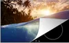 KitchenYeah© Herdabdeckplatte Meer - Schwimmer - Sonne , Produktbild-Vorschau 1
