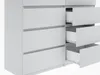 Krásná moderní komoda se 8 zásuvkami 120 cm, příborník, Náhled obrázku produktu 3